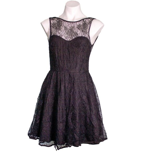 Akira Chicago Black Label Lace Dress Size M - Picture 1 of 5